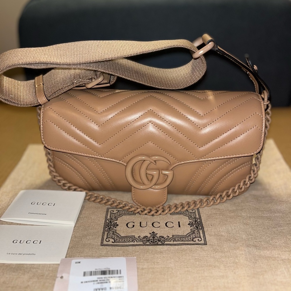 Gucci Tan Shoulder Bag - Picture 4 of 10